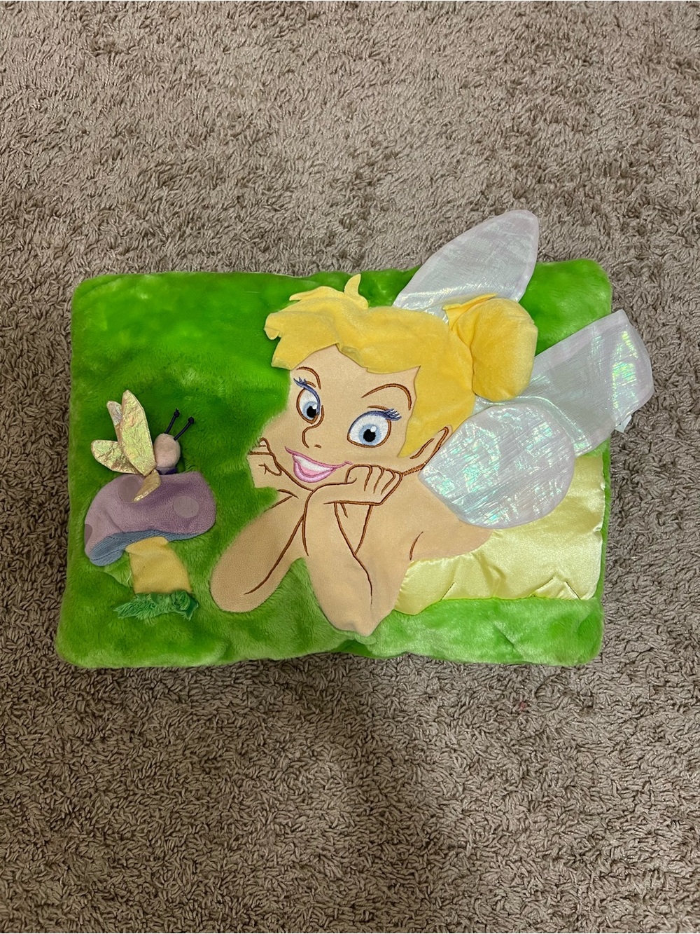 Tinker Bell pillow from the Disney store